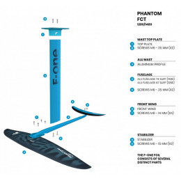 Гидрофойл F-ONE PHANTOM FCT 2022
