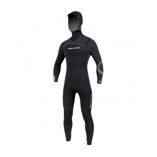 Гидрокостюм NEILPRYDE CORTEX HOODED FULLSUIT FZ 6/5/4/ C1 BLACK 2021
