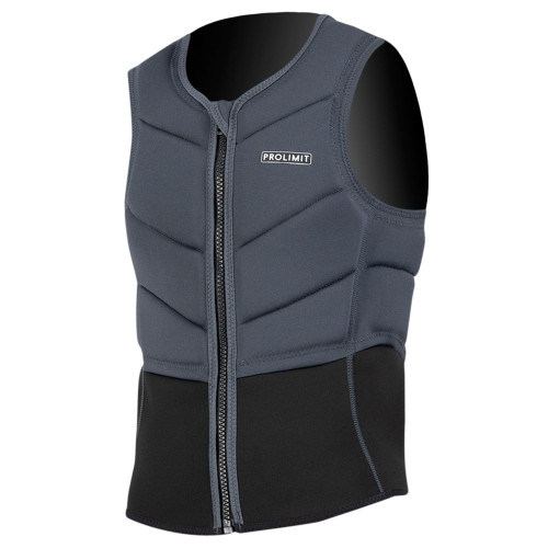 Спасательный жилет PROLIMIT FUSION SLIDER VEST HALF PADDED FRONTZIP BLACK/GRAY 2023